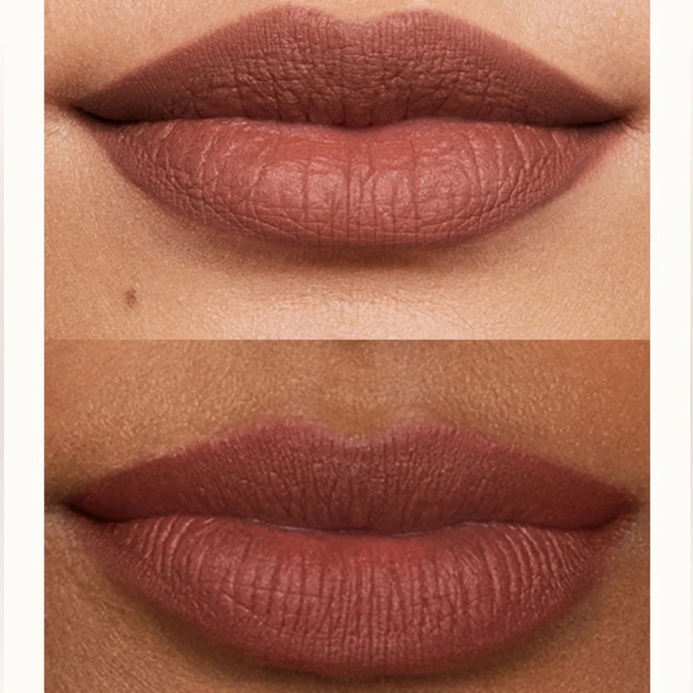 Rare Beauty Kind Words Matte Lipstick in Wise = a warm nude brown 💋
